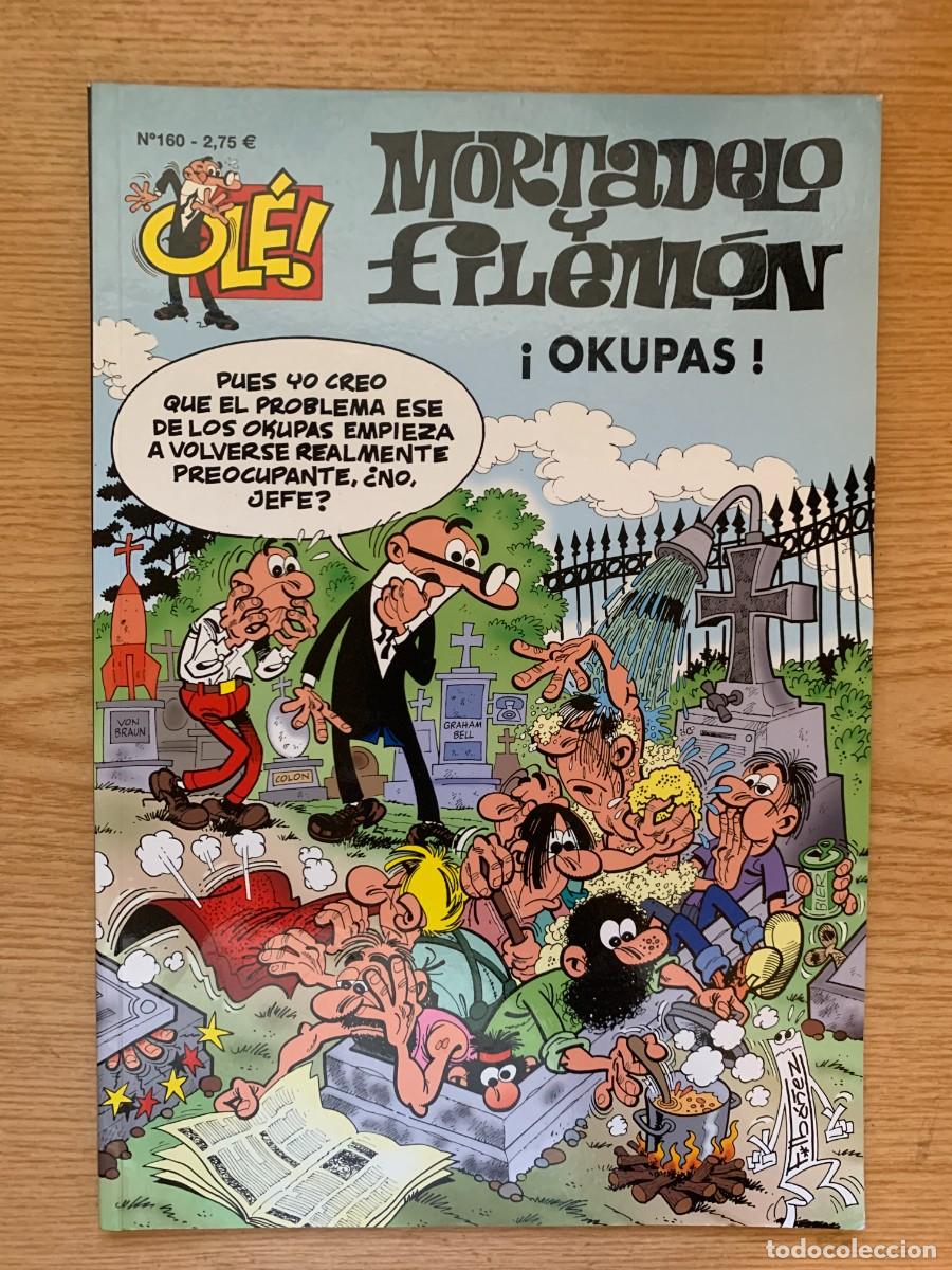 C&oacute;mics: Mortadelo y Filem&oacute;n n&ordm; 160: &iexcl;Okupas! - Colecci&oacute;n Ol&eacute; - Muy Buen Estado