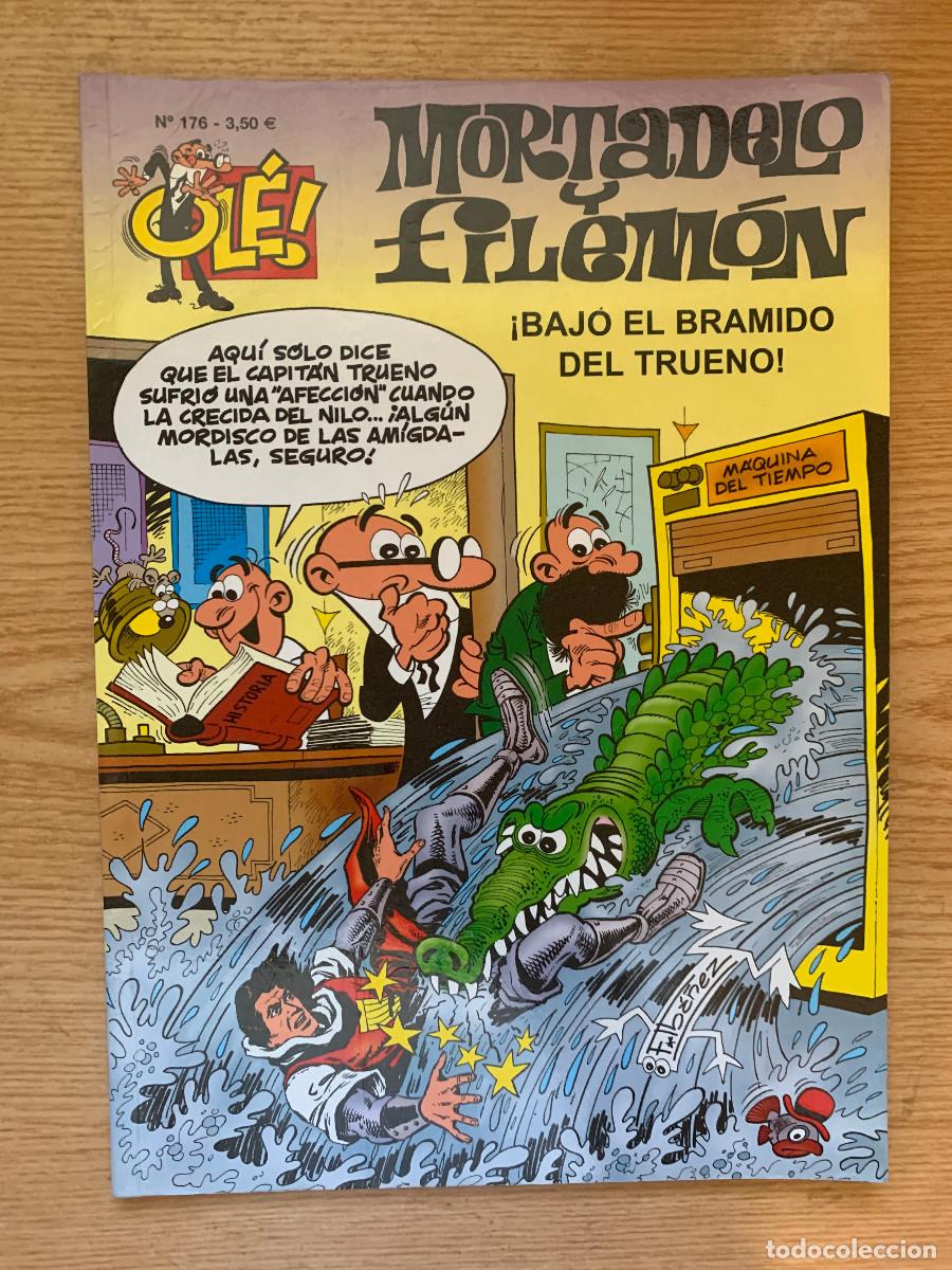 C&oacute;mics: Mortadelo y Filem&oacute;n n&ordm; 176: Bajo el Bramido del Trueno - Col. Ol&eacute;- Muy Buen Estado - 1&ordf; Edici&oacute;n 2007