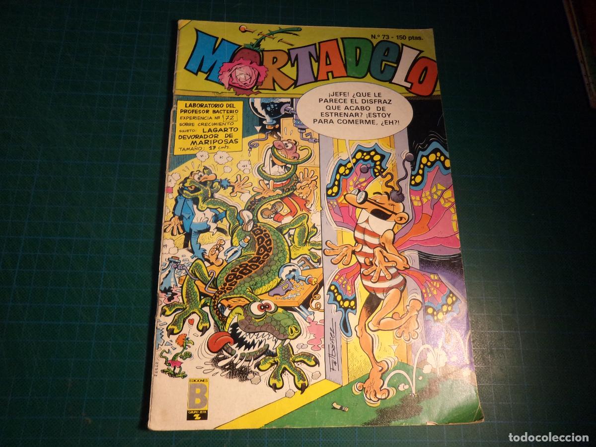C&oacute;mics: Mortadelo. n&ordm; 73. Ediciones B. Contraportada tocada. Ver fotos. (Ref. 10-B)
