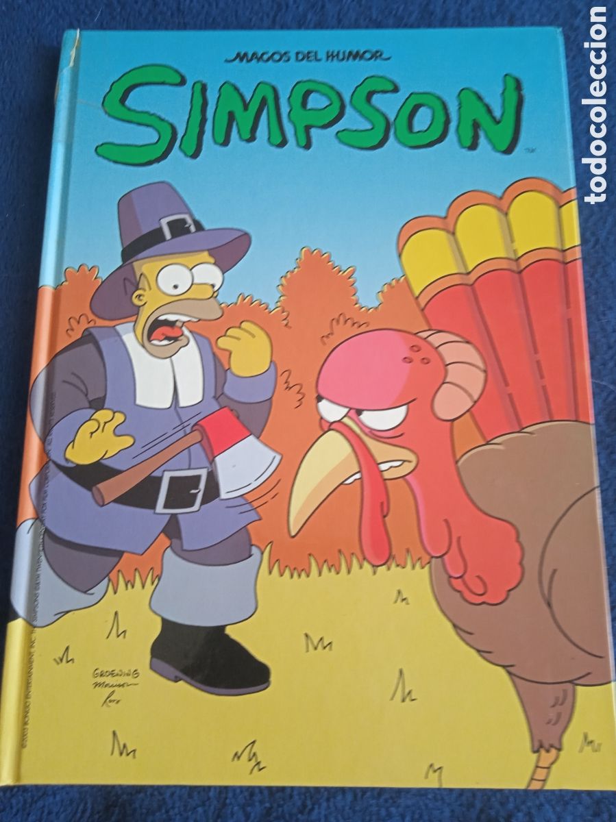 Comics: LOS SIMPSON MAGOS DEL HUMOR N&ordm; 4 - SIMPSON, EL D&Iacute;A DE ACCI&Oacute;N DE GRACIAS - TAPA DURA
