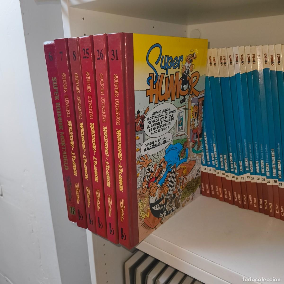 C&oacute;mics: Super Humor Mortadelo y Filem&oacute;n n&uacute;meros 6, 7, 8, 25, 26 y 31