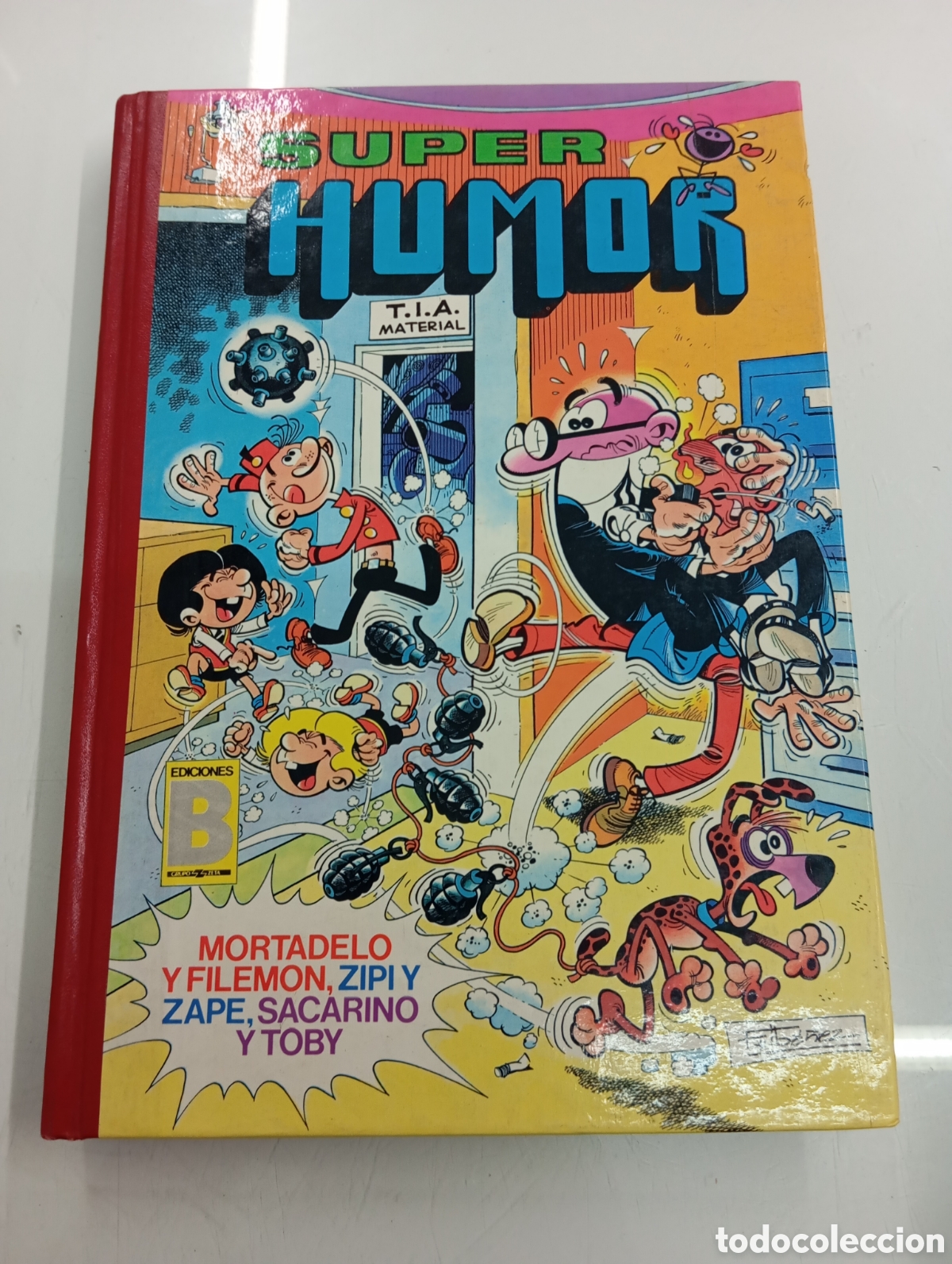 C&oacute;mics: SUPER HUMOR MORTADELO Y FILIMON, ZIPI Y ZAPE, SACARINO Y TOBY VOLUMEN 44 PRIMERA EDICION BUEN ESTADO