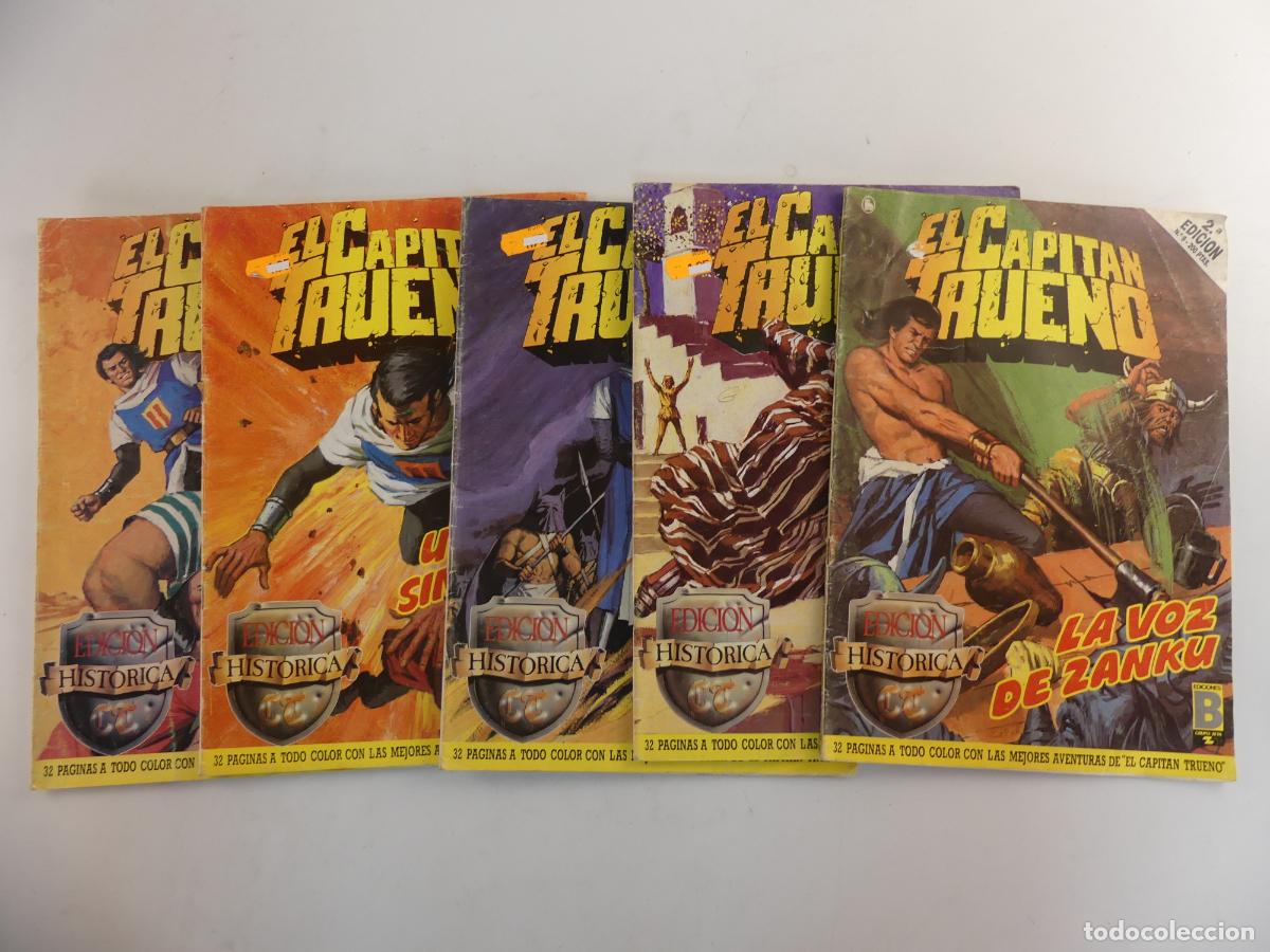 C&oacute;mics: LOTE DE 5 COMICS - EL CAPITAN TRUENO-- REF: 48