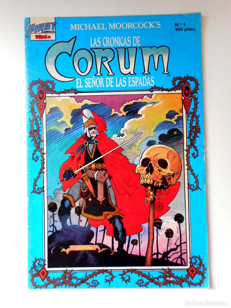 C&oacute;mics: LAS CR&Oacute;NICAS DE CORUM N&ordm;1 (EDICIONES B -JUNIO 1988) MIKE BARON - MIKE MIGNOLA