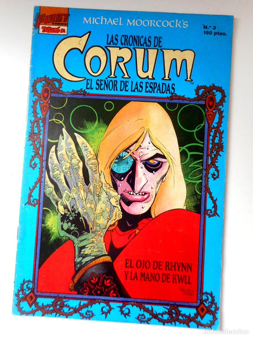 C&oacute;mics: LAS CR&Oacute;NICAS DE CORUM N&ordm;3 (EDICIONES B-SEPTIEMBRE 1988) MIKE BARON- MIKE MIGNOLA