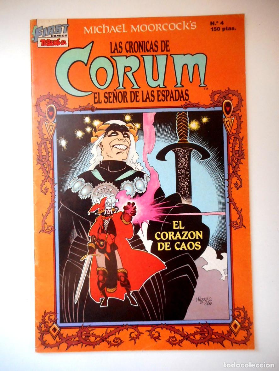 C&oacute;mics: LAS CR&Oacute;NICAS DE CORUM N&ordm;4 (EDICIONES B-SEPTIEMBRE 1988) MIKE BARON - MIKE MIGNOLA
