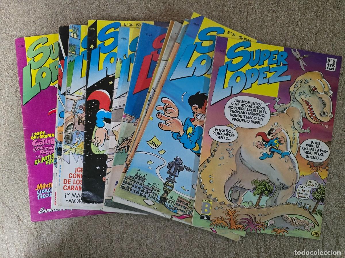 C&oacute;mics: Superlopez.Super Lopez lote 12 Tebeos.Ediciones B.ver descripcion
