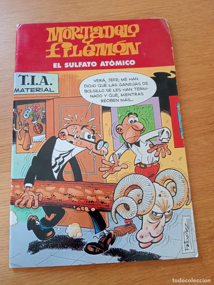 C&oacute;mics: COLECCI&Oacute;N SUPERC&Oacute;MICS N.&ordm; 5 (DE 36). MORTADELO Y FILEM&Oacute;N. EL SULFATO AT&Oacute;MICO.GRAPA. EDICIONES B.2003