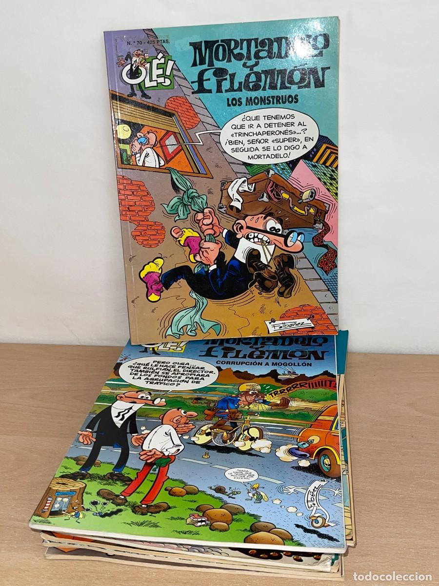 C&oacute;mics: LOTE 12 Tebeos MORTADELO y FILEM&Oacute;N TBO S&uacute;per L&oacute;pez 13 Rue Percebe Ol&eacute; Bruguera Ediciones B Ib&aacute;&ntilde;ez