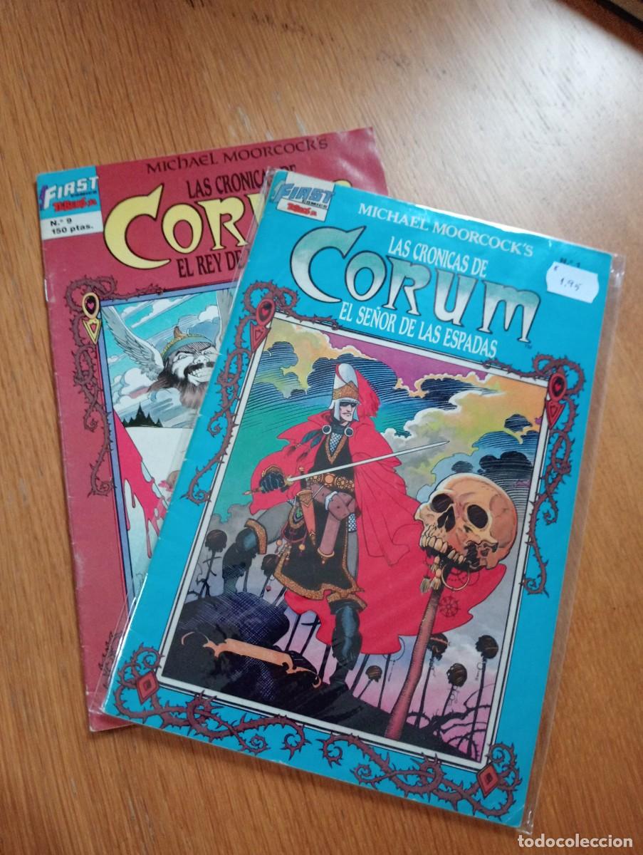 C&oacute;mics: LOTE LAS CR&Oacute;NICAS DE CORUM. 2 EJEMPLARES (DE 16). FIRST C&Oacute;MICS. EDICIONES B. 1989. - Foto 1