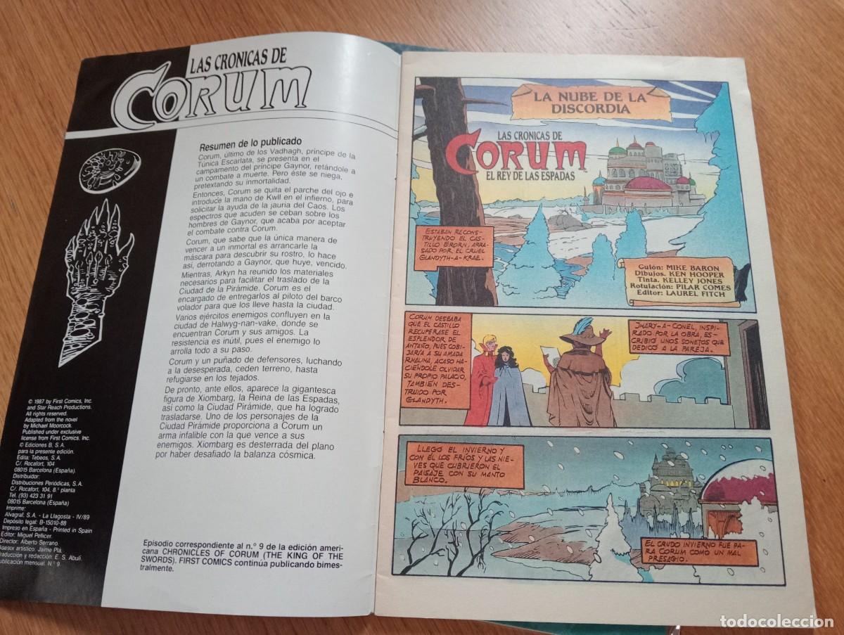C&oacute;mics: LOTE LAS CR&Oacute;NICAS DE CORUM. 2 EJEMPLARES (DE 16). FIRST C&Oacute;MICS. EDICIONES B. 1989. - Foto 4