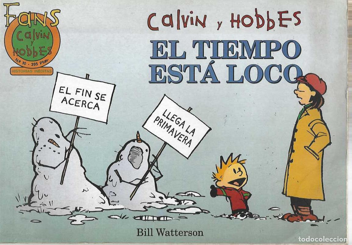 C&oacute;mics: CALVIN Y HOBBES: EL TIEMPO ESTA LOCO - TAPA BLANDA - ESTADO NORMAL