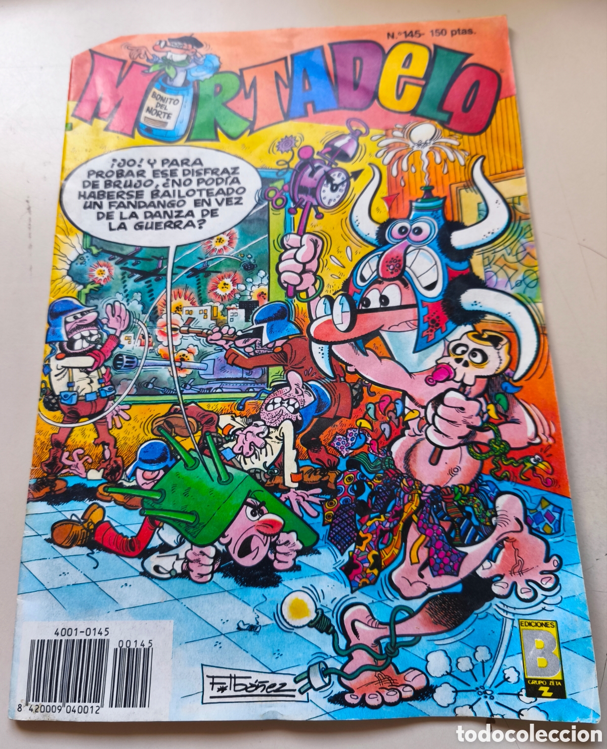 Comics: MORTADELO N&ordm; 145 A&Ntilde;O 1990 ** EDICIONES B