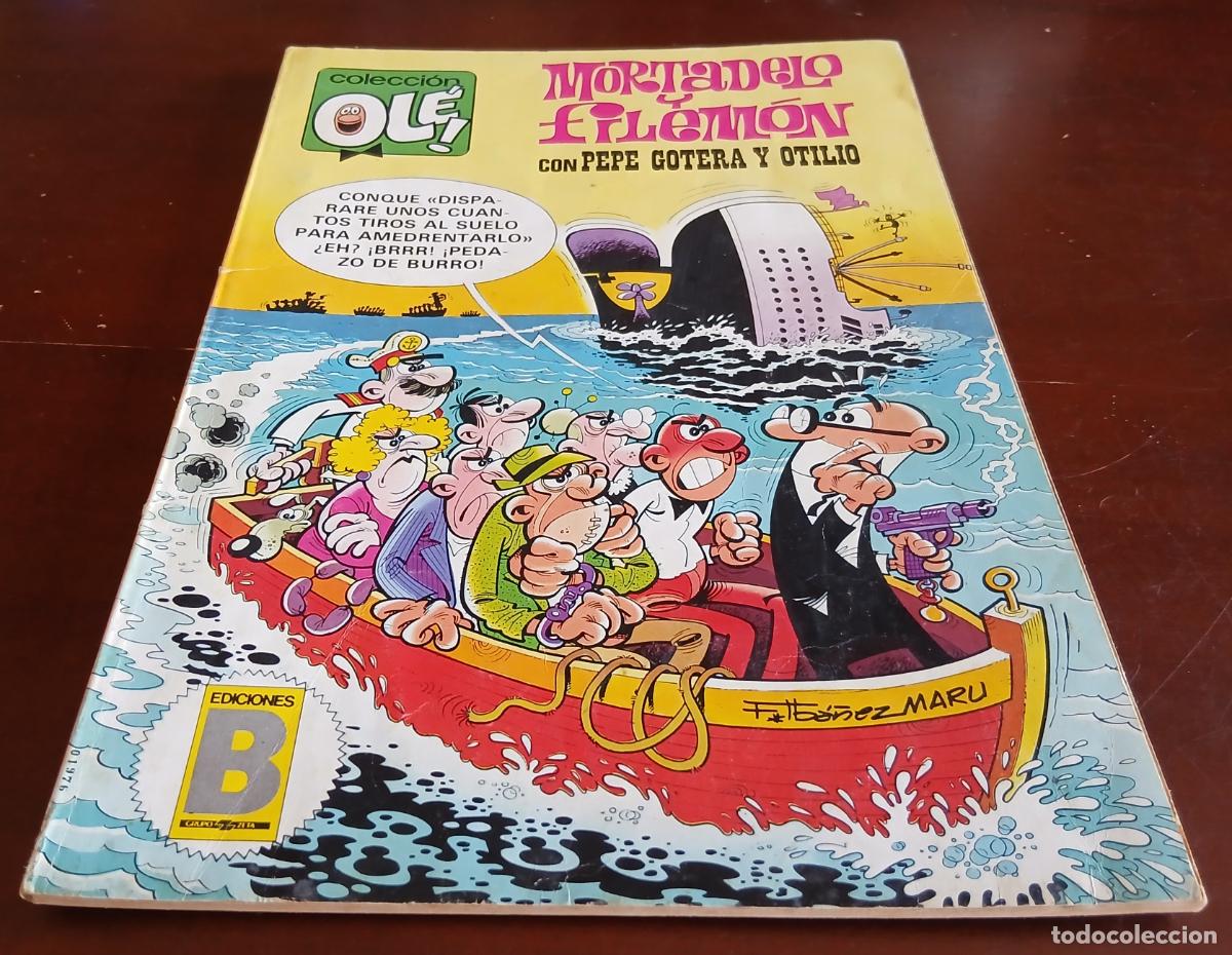 C&oacute;mics: COLECCION OLE N&ordm; 240 - M.33 - MORTADELO Y FILEMON - CON PEPE GOTERA - EDICIONES.B