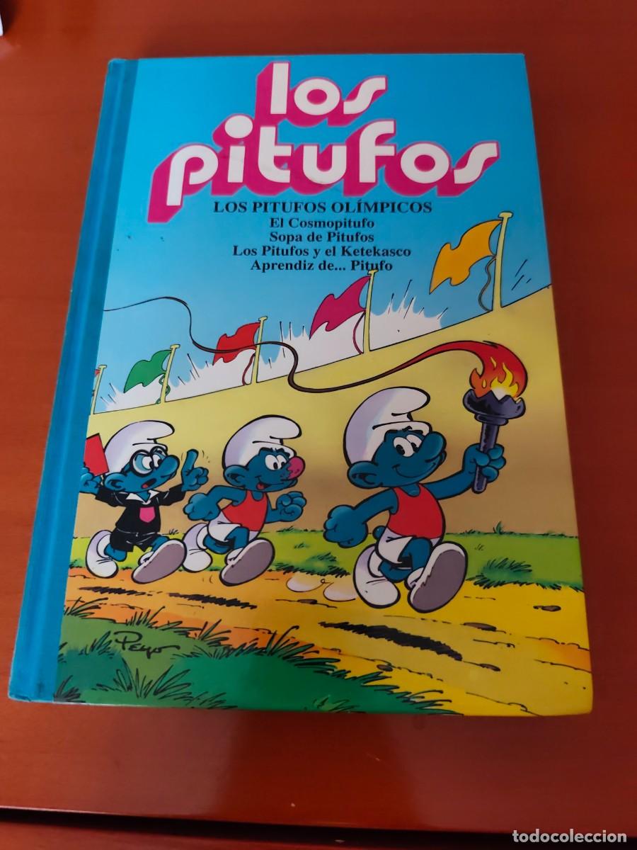 C&oacute;mics: Ediciones B. Ol&eacute;. Los pitufos. Tomo 1. Primera edici&oacute;n. Lomo de tela