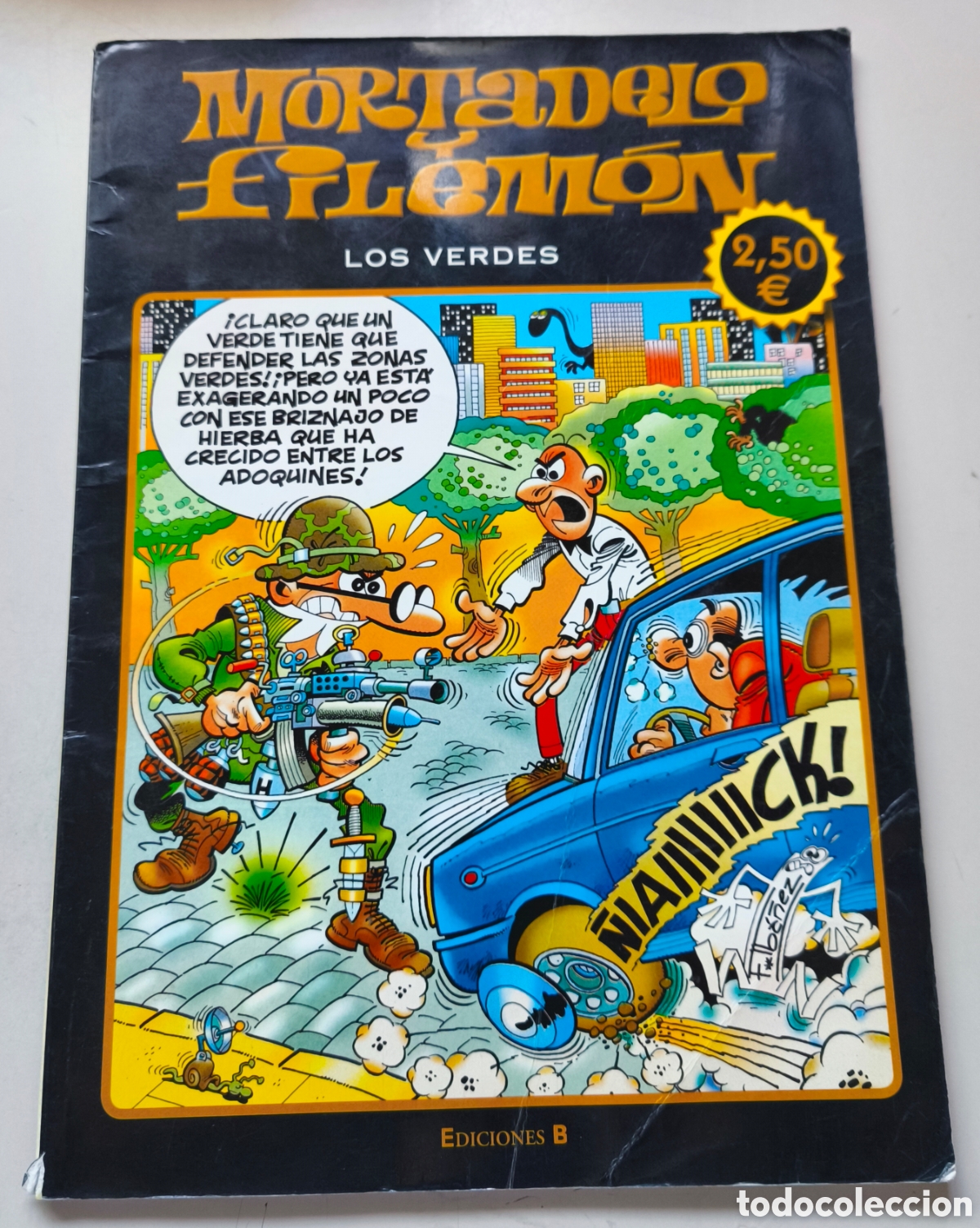 C&oacute;mics: MORTADELO Y FILEM&Oacute;N. LOS VERDES. EDICIONES B. - Foto 1