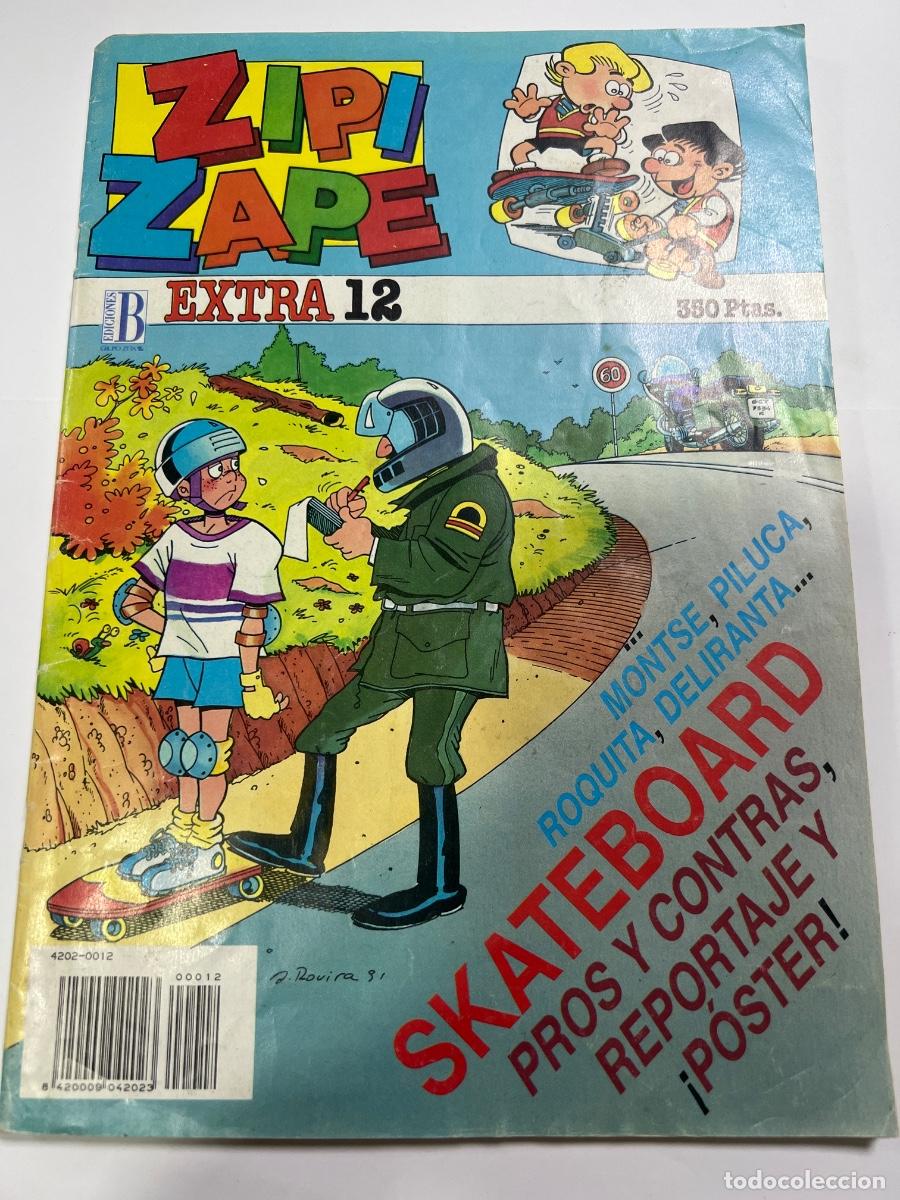C&oacute;mics: ZIPI Y ZAPE. EXTRA N&deg; 12. EDICIONES B. 1987.
