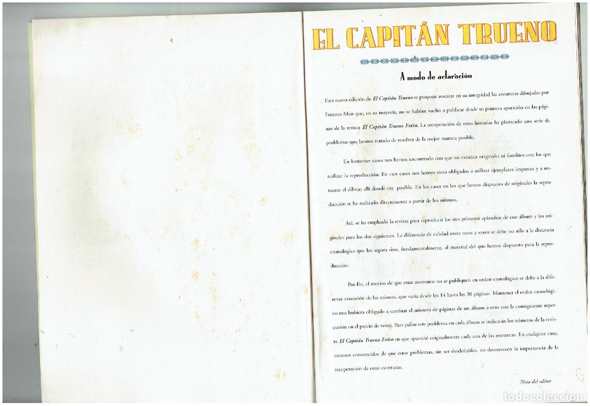 C&oacute;mics: EL CAPITAN TRUENO. EXTRA. N&ordm; 1. EDICIONES B. 1998.(B/39.3 RUM) - Foto 2