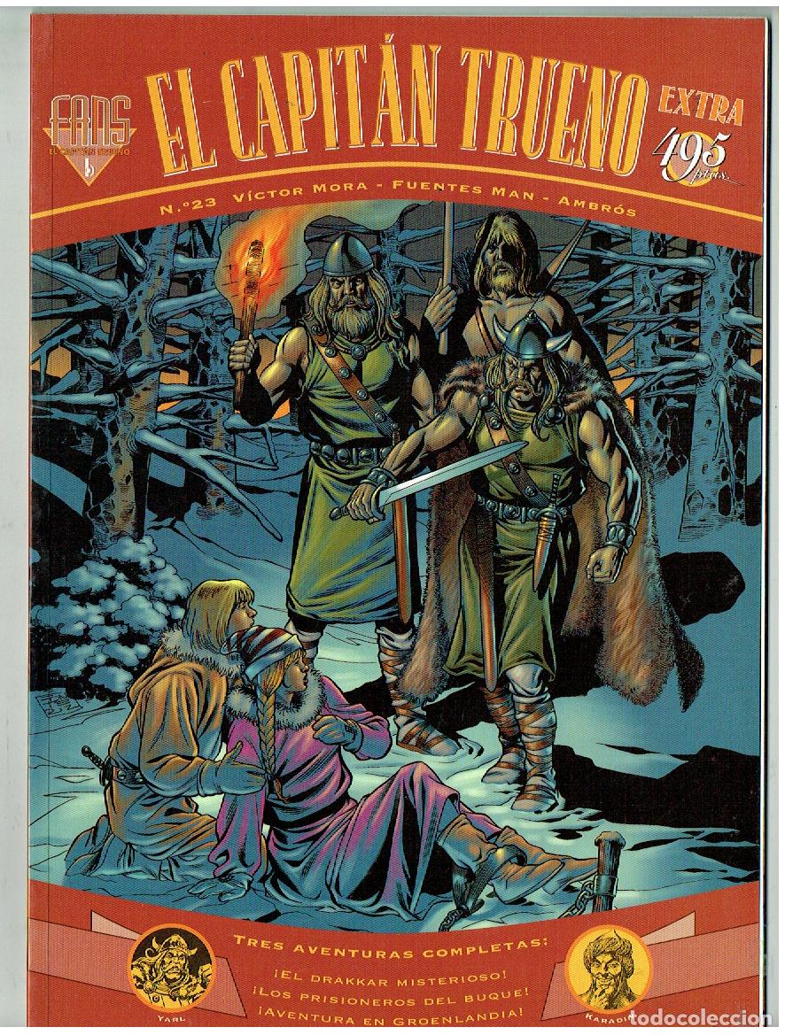 C&oacute;mics: EL CAPITAN TRUENO. EXTRA. FANS. N&ordm; 23. EDICIONES B. 1998.(B/39.3 RUM)