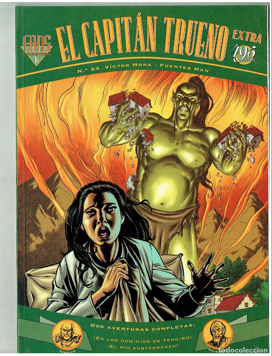 C&oacute;mics: EL CAPITAN TRUENO. EXTRA. FANS. N&ordm; 24. EDICIONES B. 1998.(B/39.3 RUM)