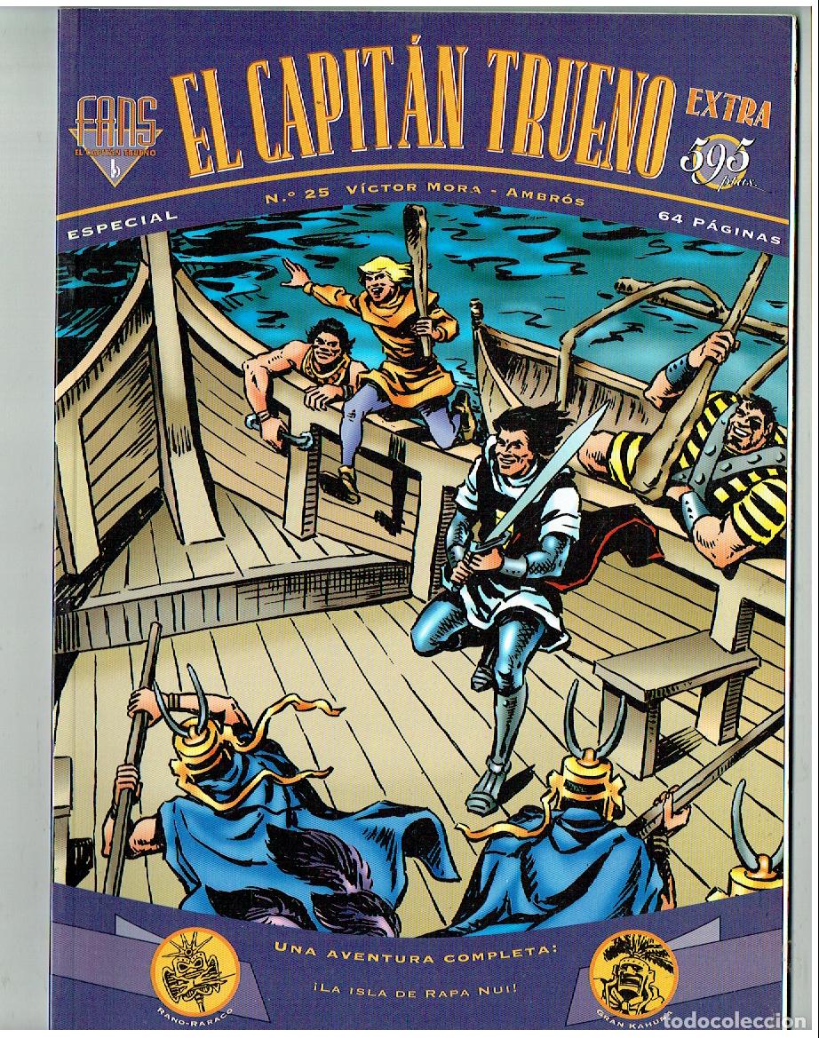 C&oacute;mics: EL CAPITAN TRUENO. EXTRA. FANS. N&ordm; 25. EDICIONES B. 1998.(B/39.3 RUM)