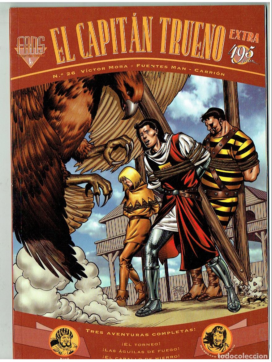 C&oacute;mics: EL CAPITAN TRUENO. EXTRA. FANS. N&ordm; 26. EDICIONES B. 1998.(B/39.3 RUM)