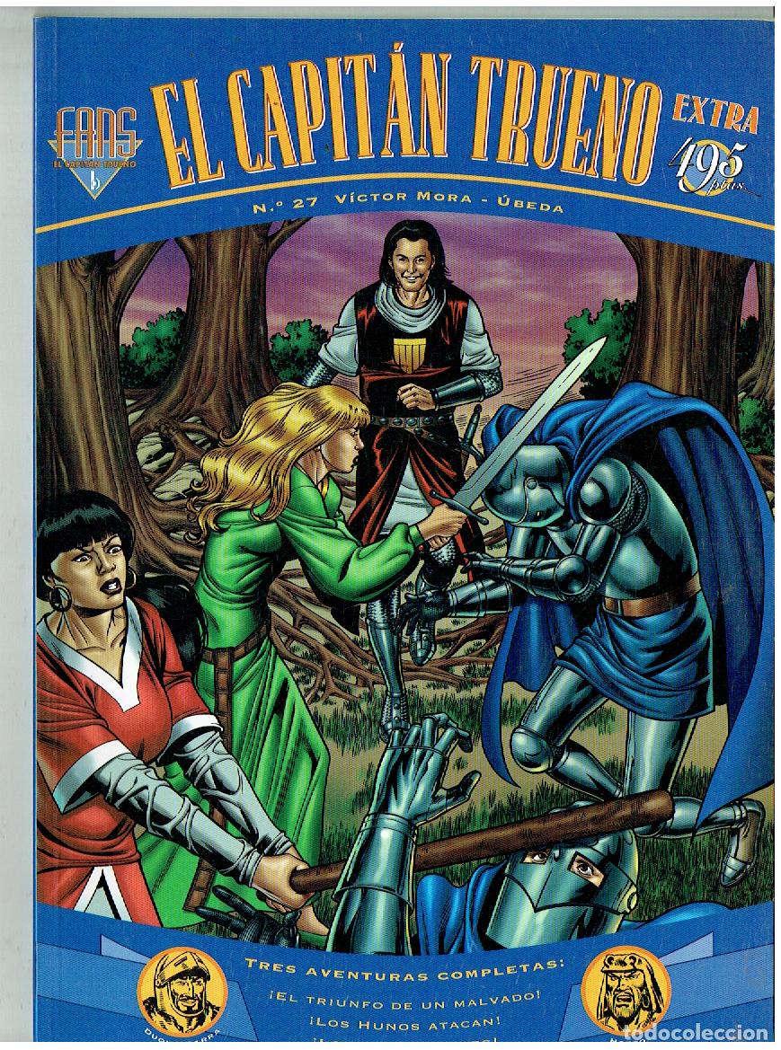 C&oacute;mics: EL CAPITAN TRUENO. EXTRA. FANS. N&ordm; 27. EDICIONES B. 1998.(B/39.3 RUM)