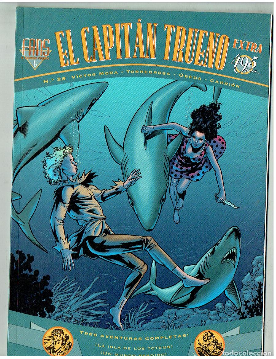 C&oacute;mics: EL CAPITAN TRUENO. EXTRA. FANS. N&ordm; 28. EDICIONES B. 1998.(B/39.3 RUM)