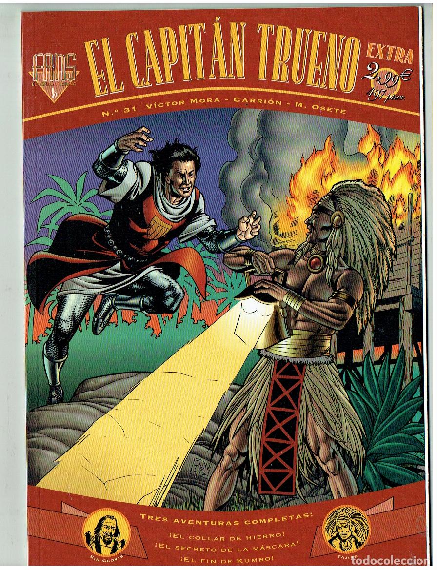 C&oacute;mics: EL CAPITAN TRUENO. EXTRA. FANS. N&ordm; 31. EDICIONES B. 1998.(B/39.3 RUM)