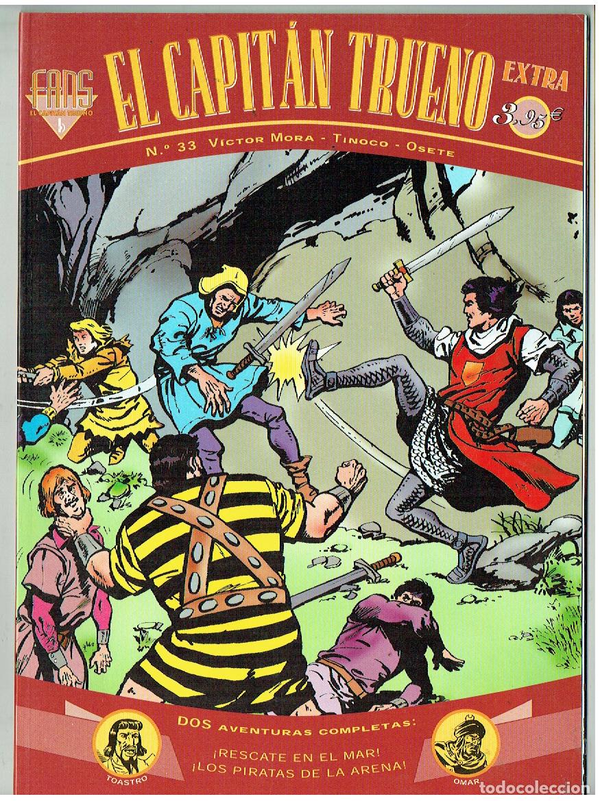 C&oacute;mics: EL CAPITAN TRUENO. EXTRA. FANS. N&ordm; 33. EDICIONES B. 1998.(B/39.3 RUM)