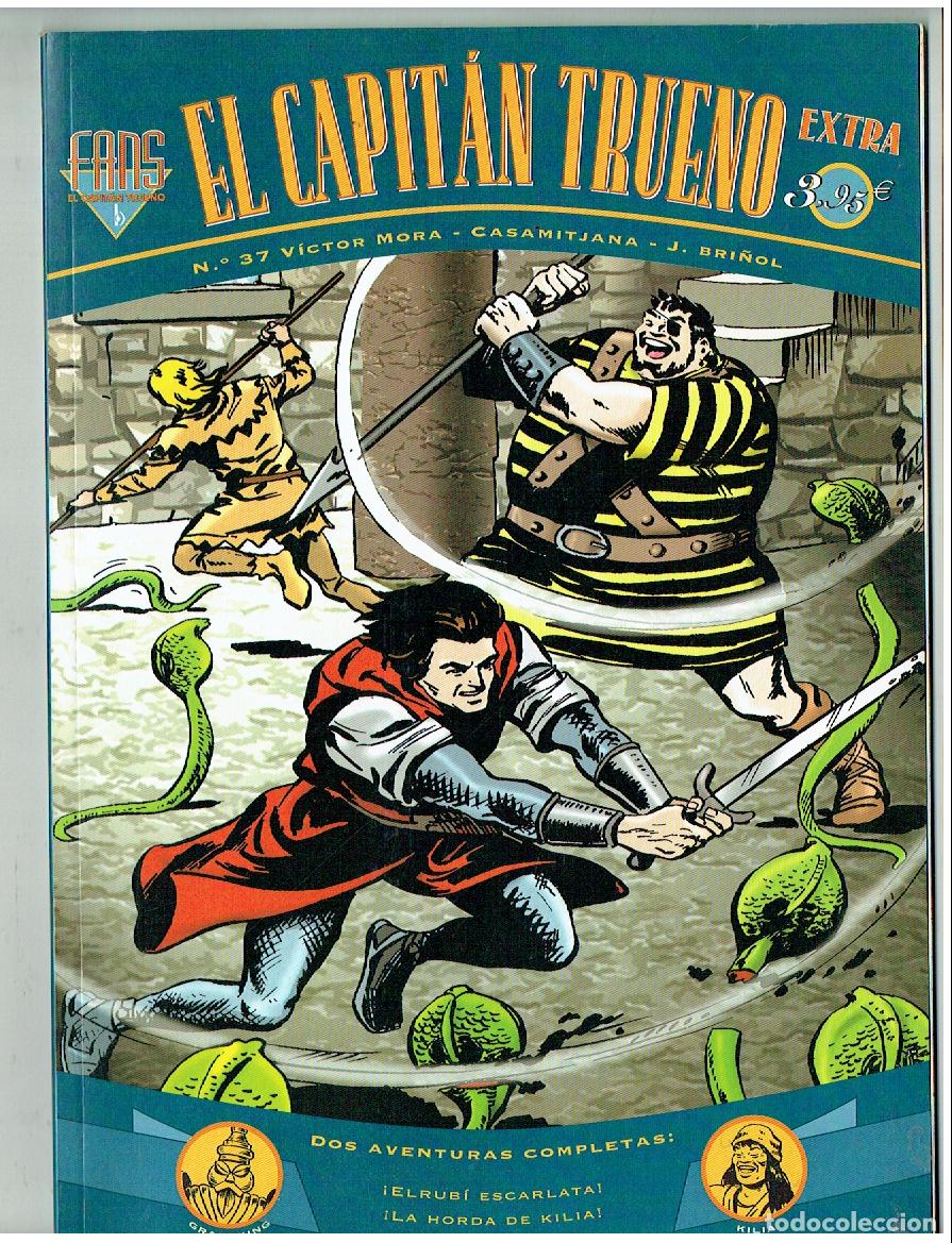 C&oacute;mics: EL CAPITAN TRUENO. EXTRA. FANS. N&ordm; 37. EDICIONES B. 1998.(B/39.3 RUM)