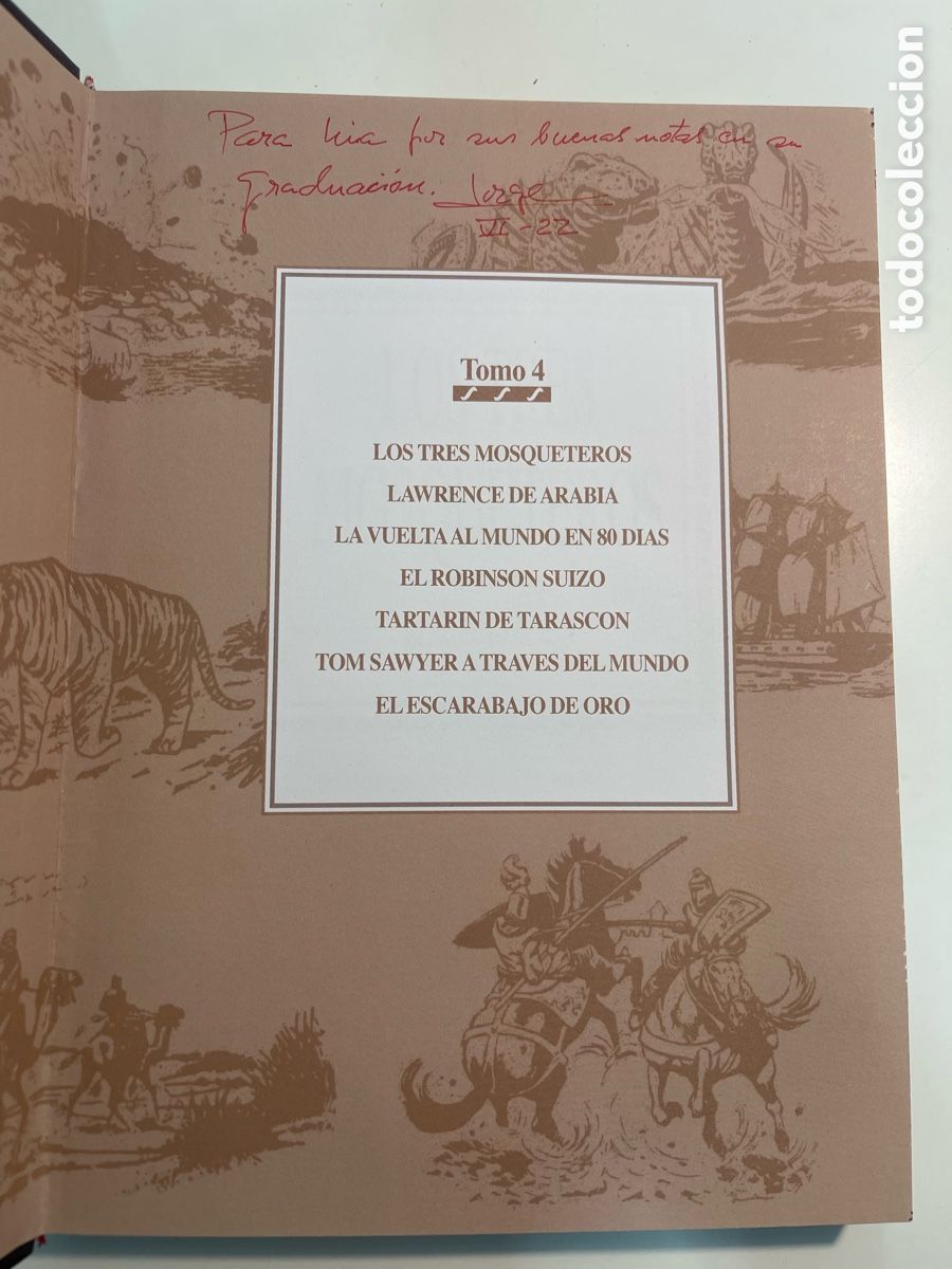C&oacute;mics: CLASICOS ILUSTRADOS TOMO 4, EDICIONES B . 1992 - Foto 4