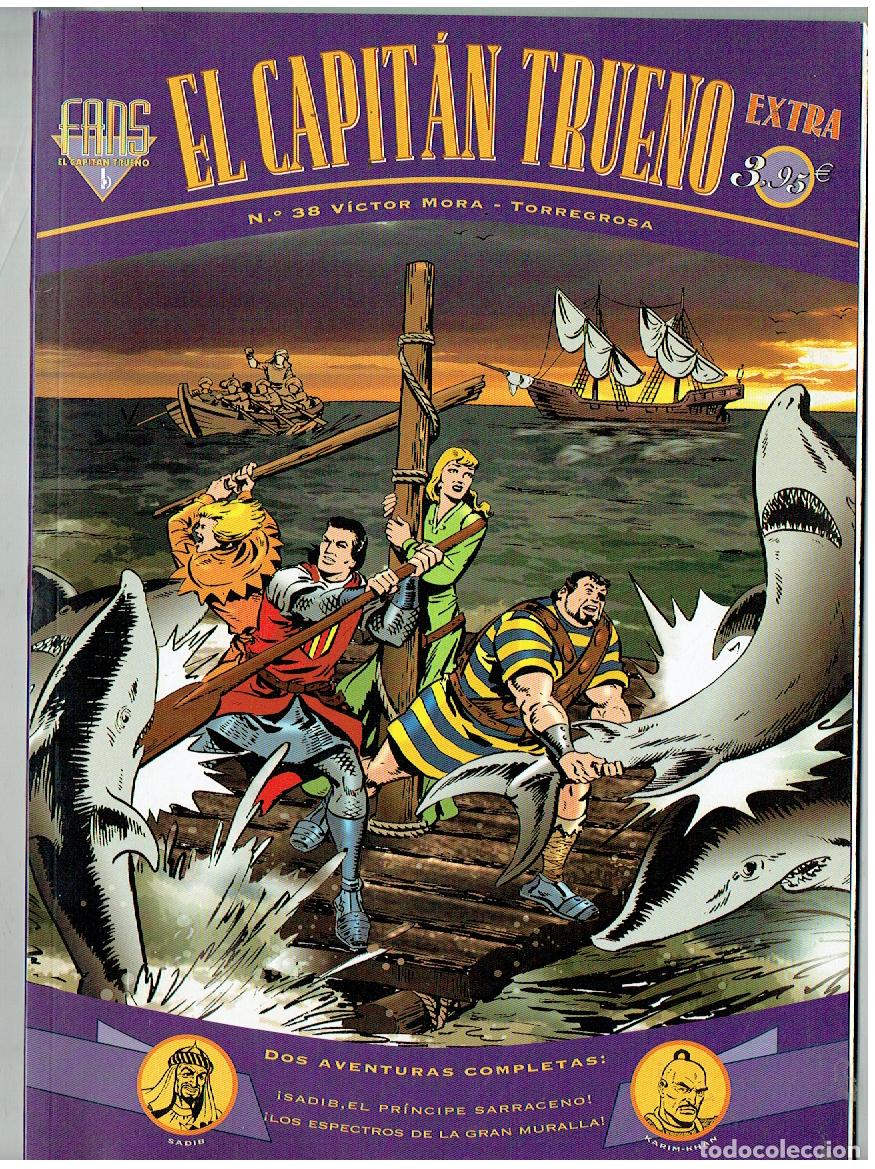 C&oacute;mics: EL CAPITAN TRUENO. EXTRA. FANS. N&ordm; 38. EDICIONES B. 1998.(B/39.3 RUM)