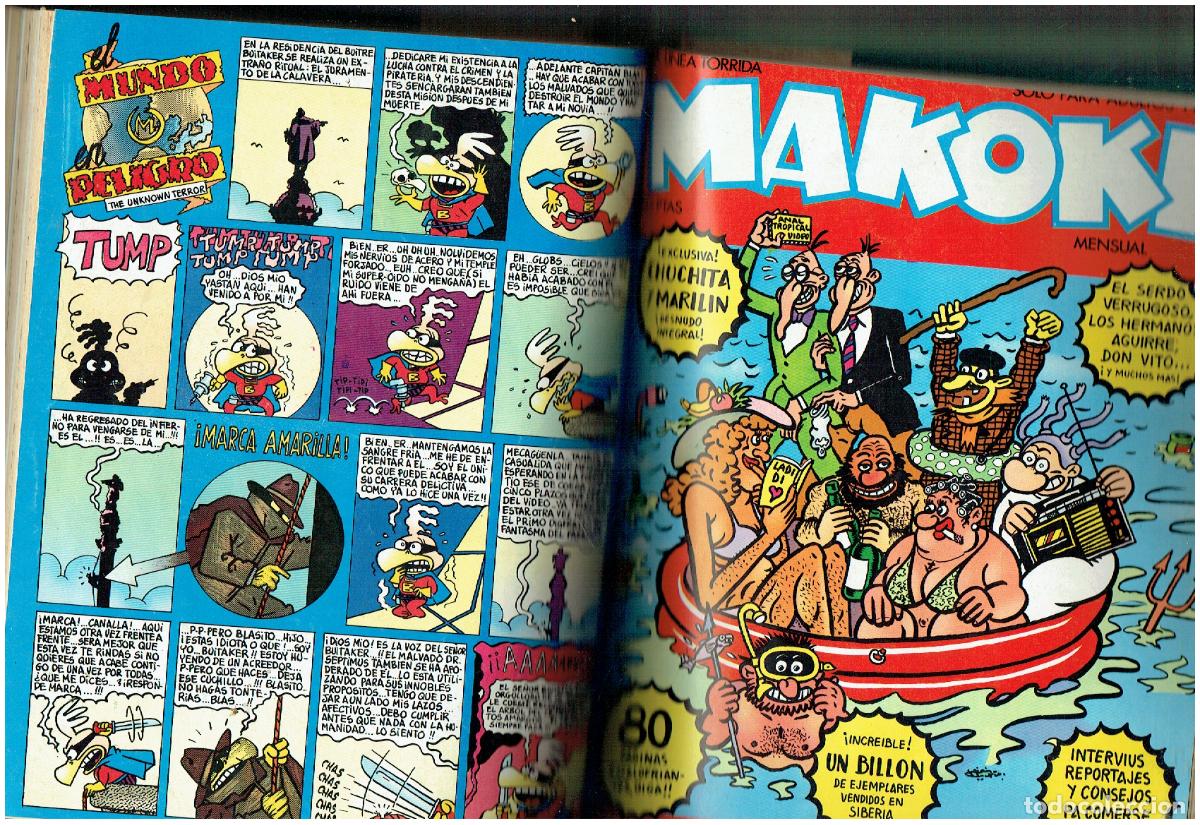 C&oacute;mics: MAKOKI. &iexcl;&iexcl;COMPLETA!! 17 NROS. ENCUADERNADA EN DOS TOMOS. (B/8 RUM) - Foto 2