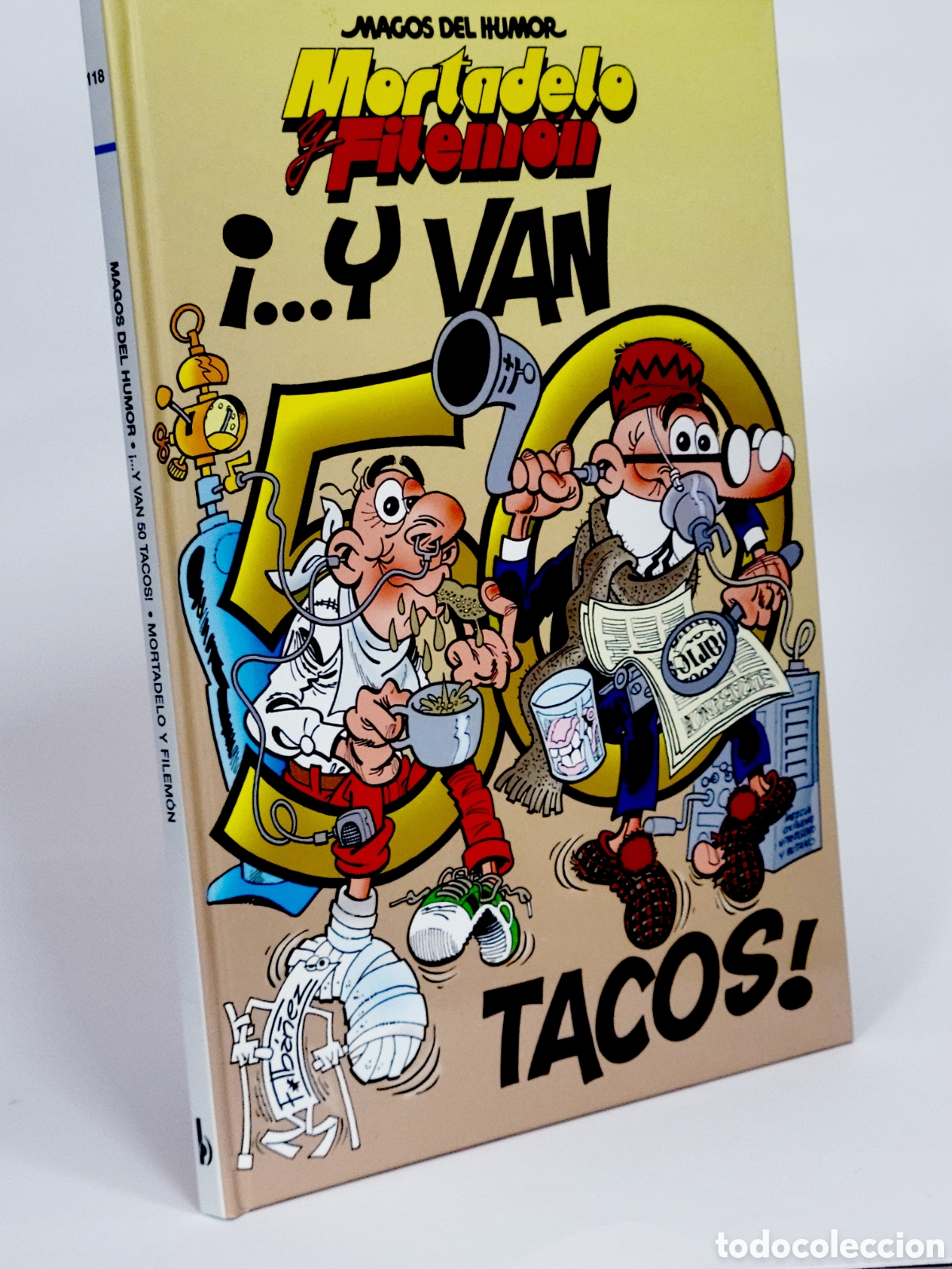C&oacute;mics: C&Oacute;MIC MAGOS DEL HUMOR MORTADELO Y FILEM&Oacute;N Y VAN 50 TACOS PRIMERA EDICI&Oacute;N EDICIONES B DE KIOSCO