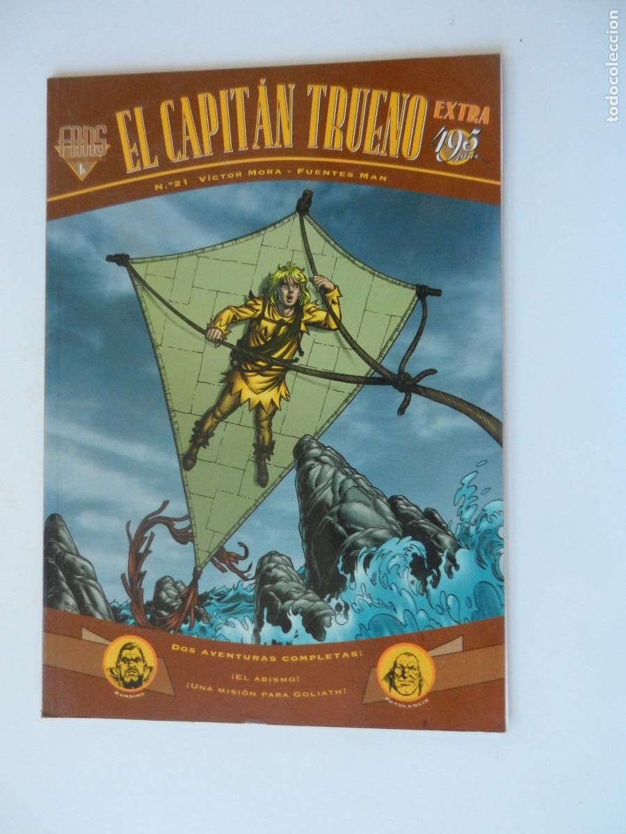 C&oacute;mics: EL CAPITAN TRUENO N&ordm; 21 - EXTRA - DOS AVENTURAS COMPLETAS - EDC. B-2000 - VICTOR MORA