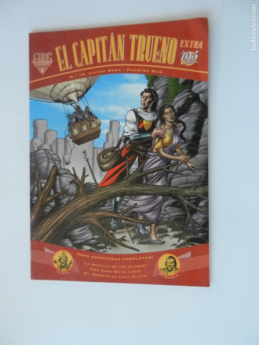 C&oacute;mics: EL CAPITAN TRUENO N&ordm; 19 - EXTRA - DOS AVENTURAS COMPLETAS - EDC. B-2000 - VICTOR MORA