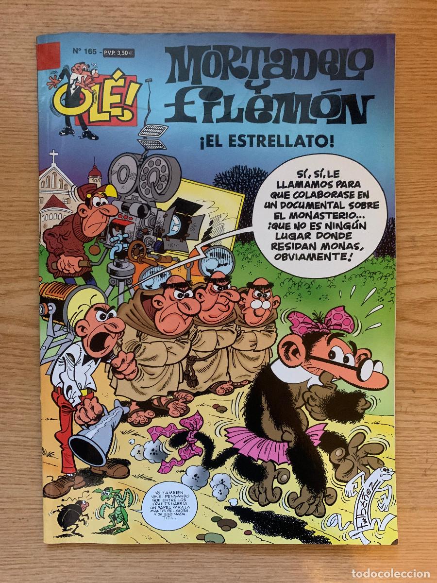 C&oacute;mics: Mortadelo y Filem&oacute;n n&ordm; 165: El Estrellato - Colecci&oacute;n Ol&eacute; - Buen Estado