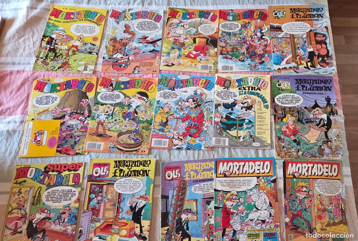 C&oacute;mics: LOTE MORTADELO Y FILEM&Oacute;N &ndash; 15 C&Oacute;MICS &ndash; EDICIONES B / COLECCI&Oacute;N OL&Eacute; / SUPER MORTADELO / EXTRA