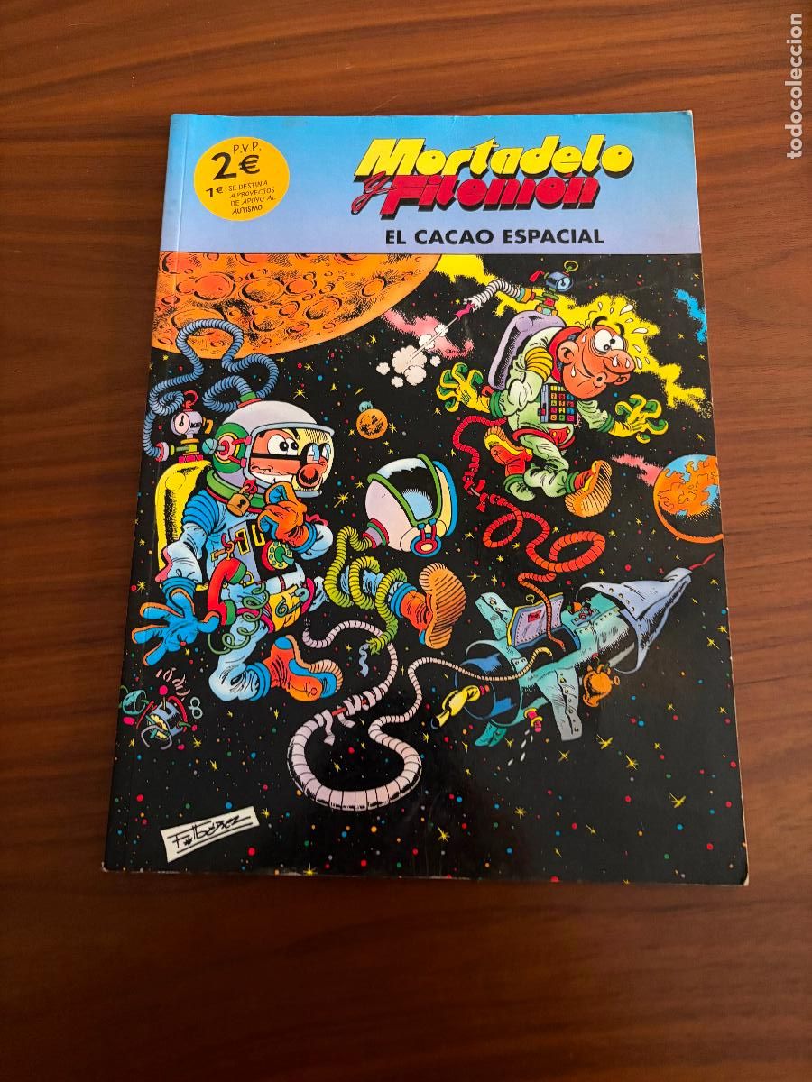 C&oacute;mics: MORTADELO Y FILEM&Oacute;N EL CACAO ESPACIAL , R&Uacute;STICA , SOLIDARIDAD CARREFOUR