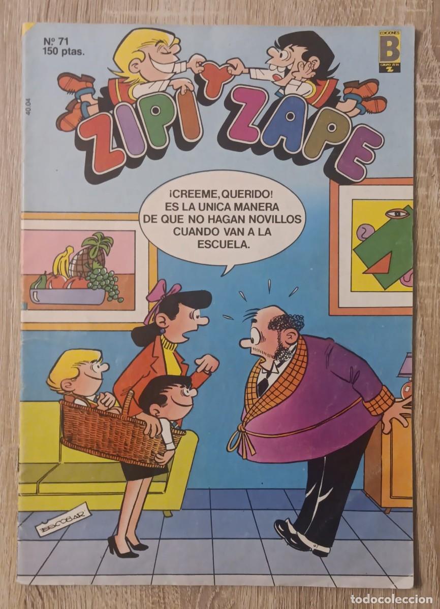 C&oacute;mics: COMIC ZIPI Y ZAPE NUMERO 71 EDICIONES B 1987