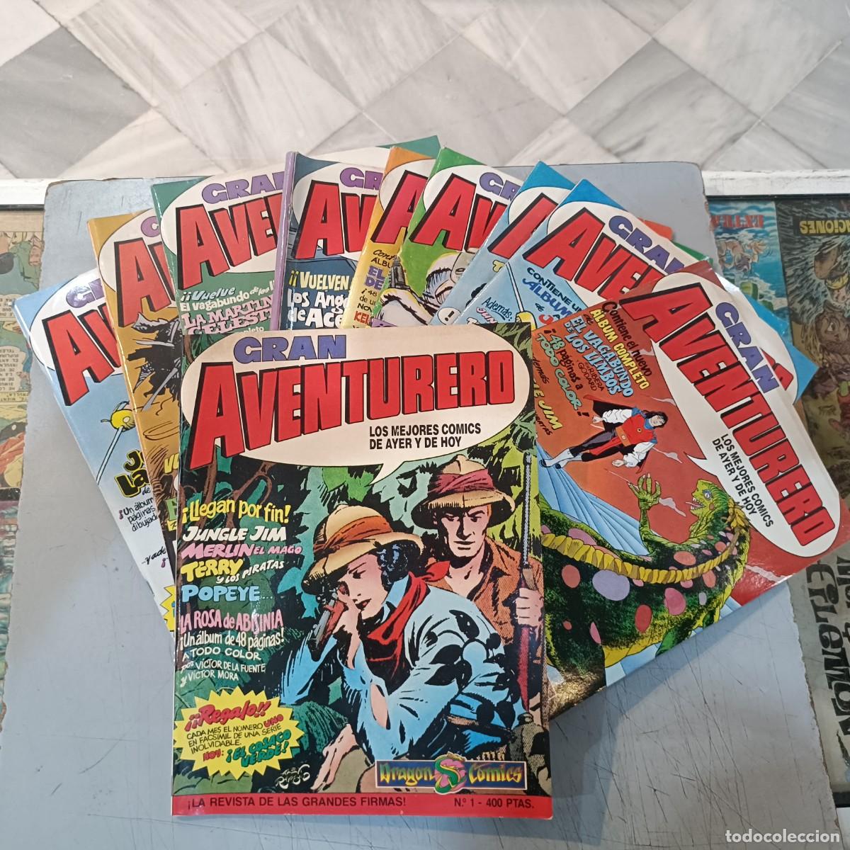 C&oacute;mics: Gran Aventurero - Los Mejores Comics de Ayer y de Hoy - 12 n&uacute;meros, Colecci&oacute;n Completa - Ed. B. 1989