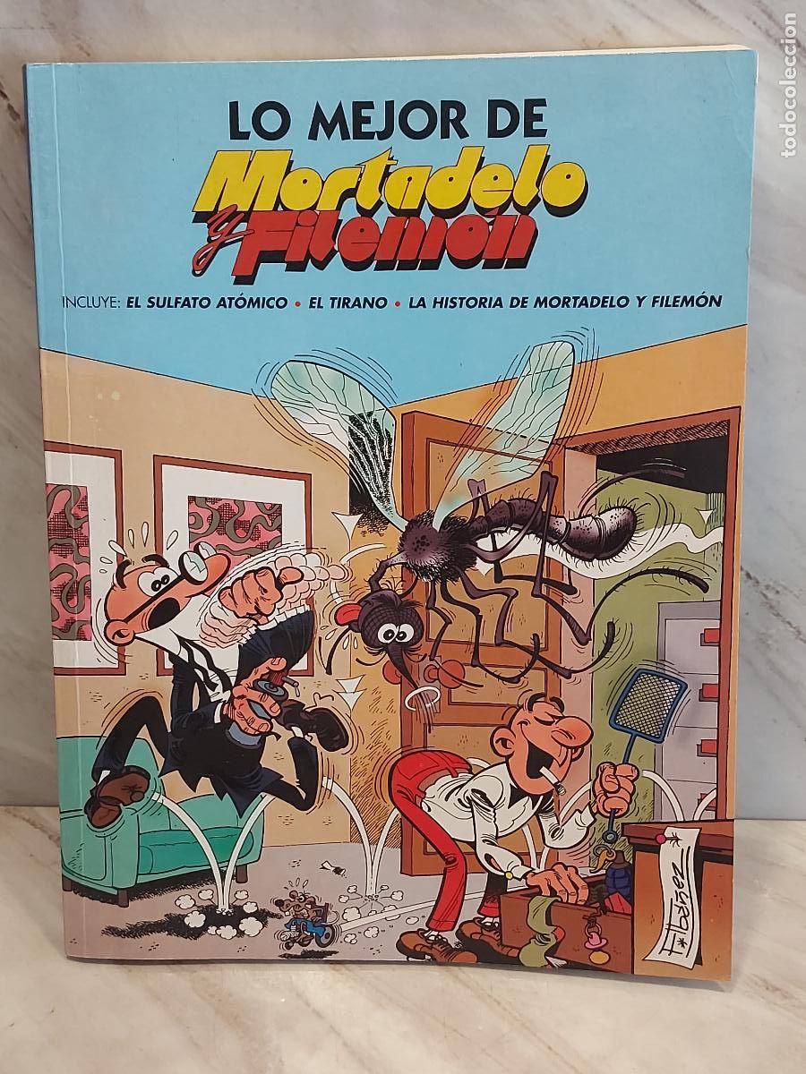 C&oacute;mics: LO MEJOR DE MORTADELO Y FILEM&Oacute;N | EL SULFATO AT&Oacute;MICO +2 | EDICIONES B 2005 | MUY BUEN ESTADO