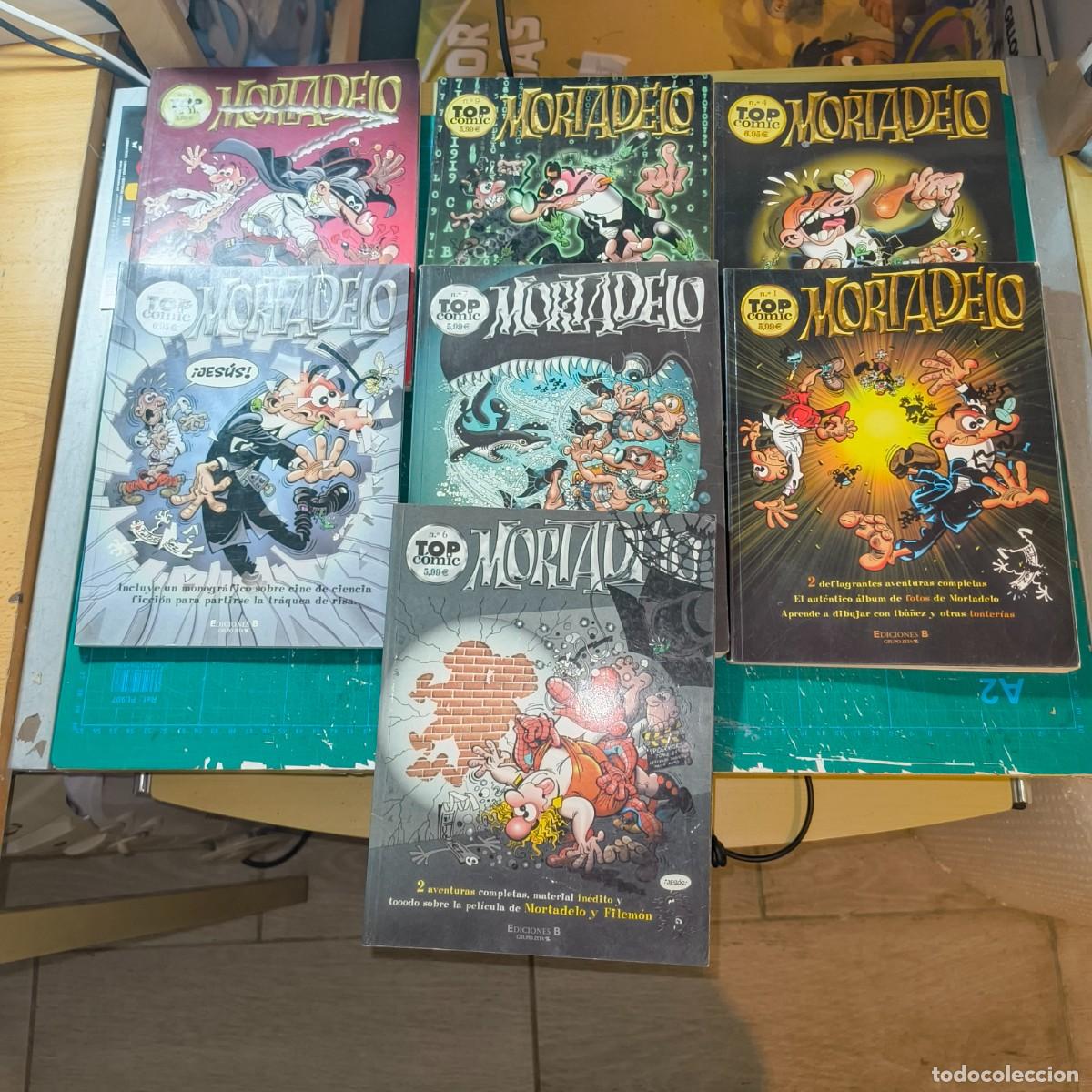 C&oacute;mics: Top C&oacute;mic Mortadelo &ndash; lote de 7 tebeos - Foto 1