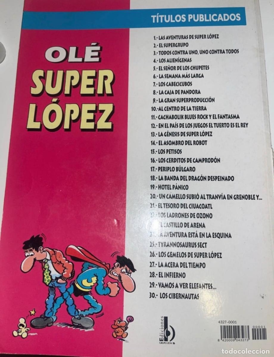 C&oacute;mics: **S&Uacute;PER L&Oacute;PEZ &ndash; COLECCI&Oacute;N OL&Eacute; &ndash; 425 PESETAS** - Foto 2