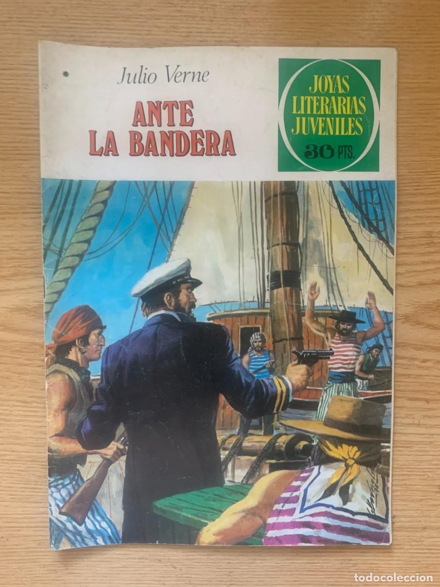 C&oacute;mics: Joyas Literarias Juveniles n&ordm; 196: Ante la Bandera - Excelente Estado