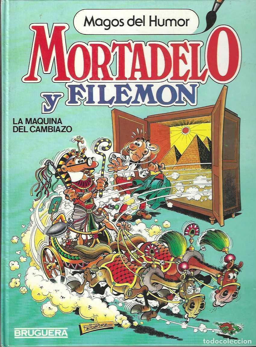 C&oacute;mics: MAGOS DEL HUMOR N&ordm; 10 - MORTADELO Y FILEMON: LA MAQUINA DEL CAMBIAZO - ED. B - BUEN ESTADO