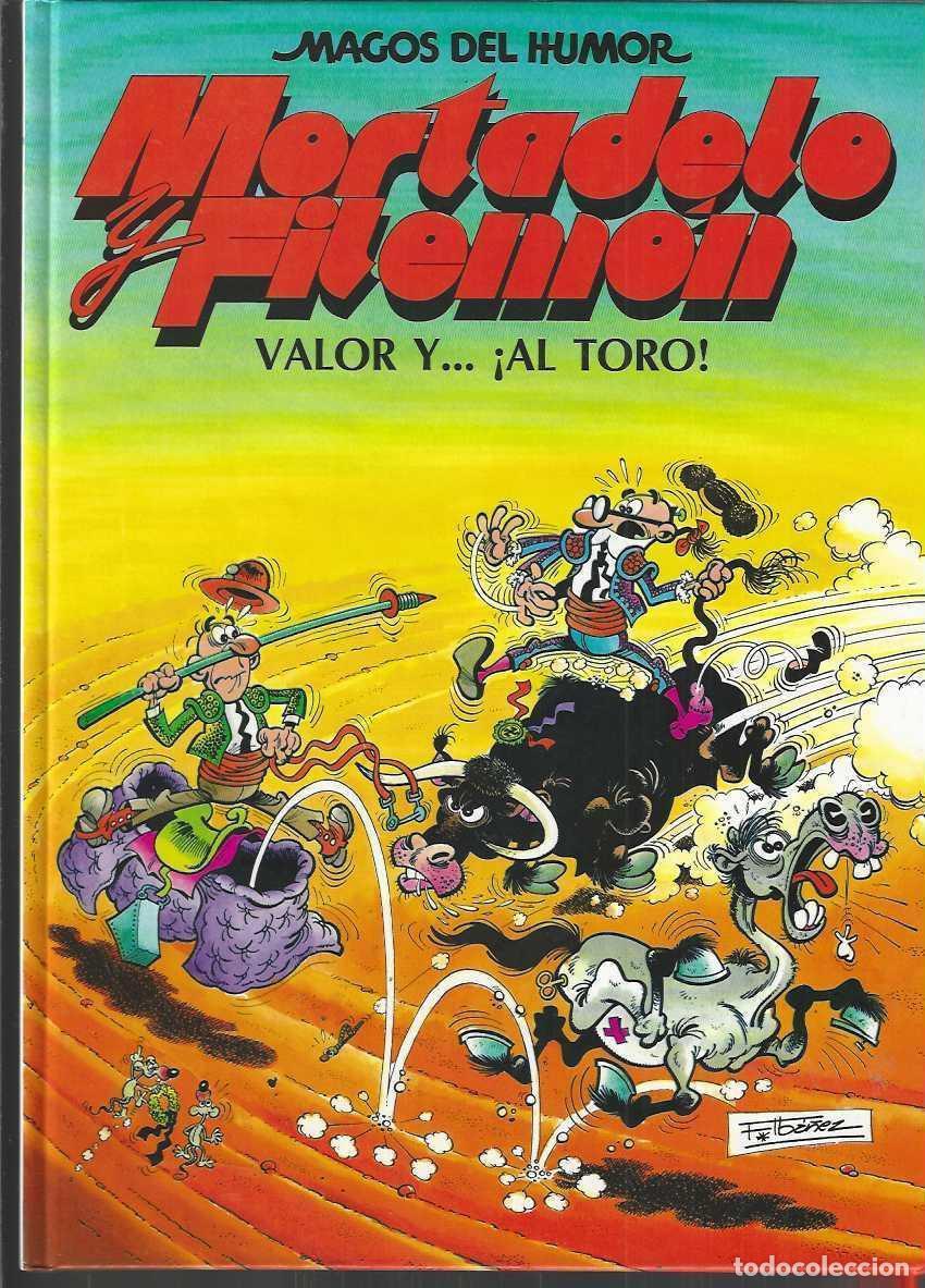 C&oacute;mics: MAGOS DEL HUMOR N&ordm; 5 - MORTADELO Y FILEMON: VALOR &hellip; Y AL TORO - ED. B - BUEN ESTADO