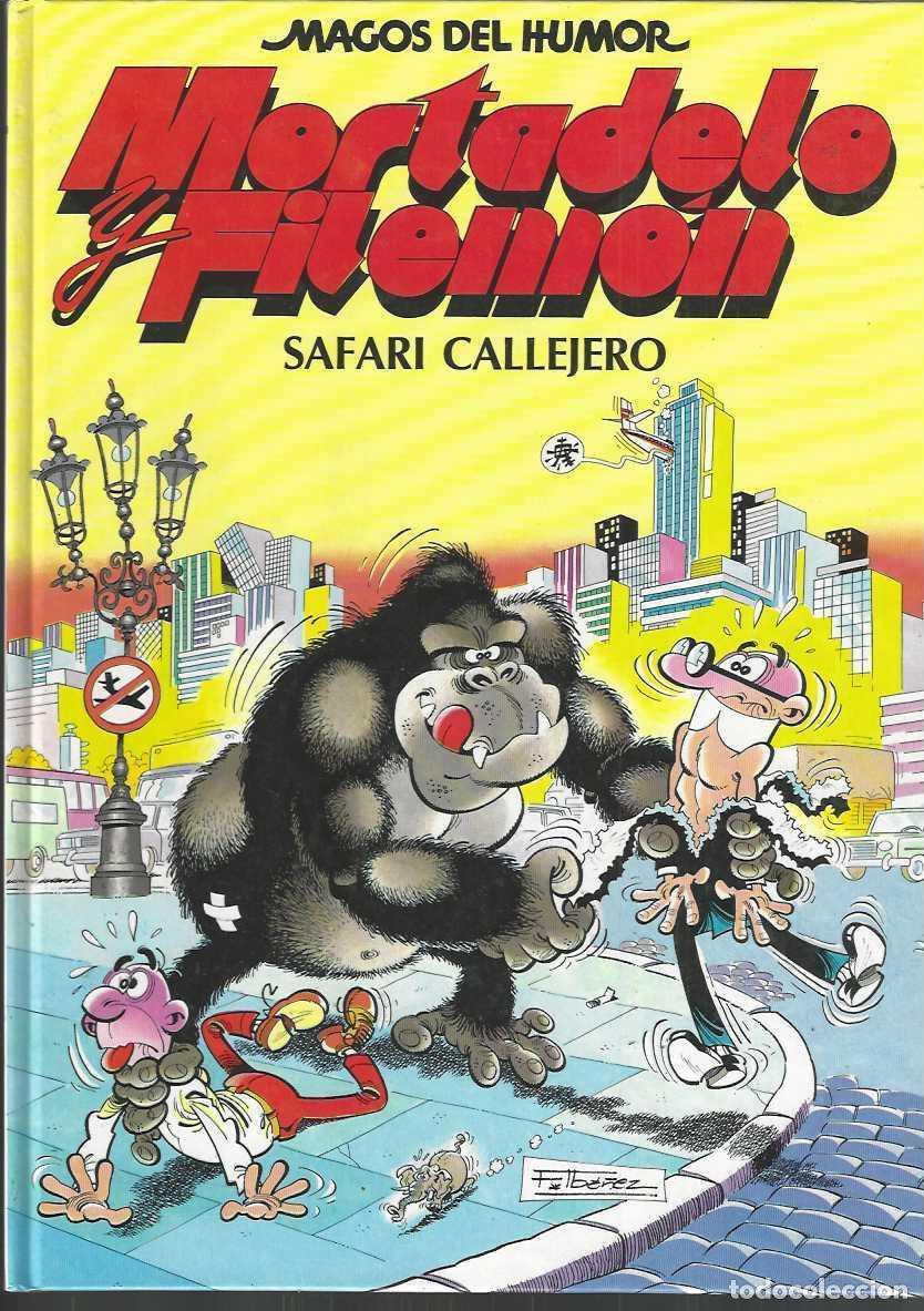C&oacute;mics: MAGOS DEL HUMOR N&ordm; 3 - MORTADELO Y FILEMON: SAFARI CALLEJERO - ED. B - BUEN ESTADO
