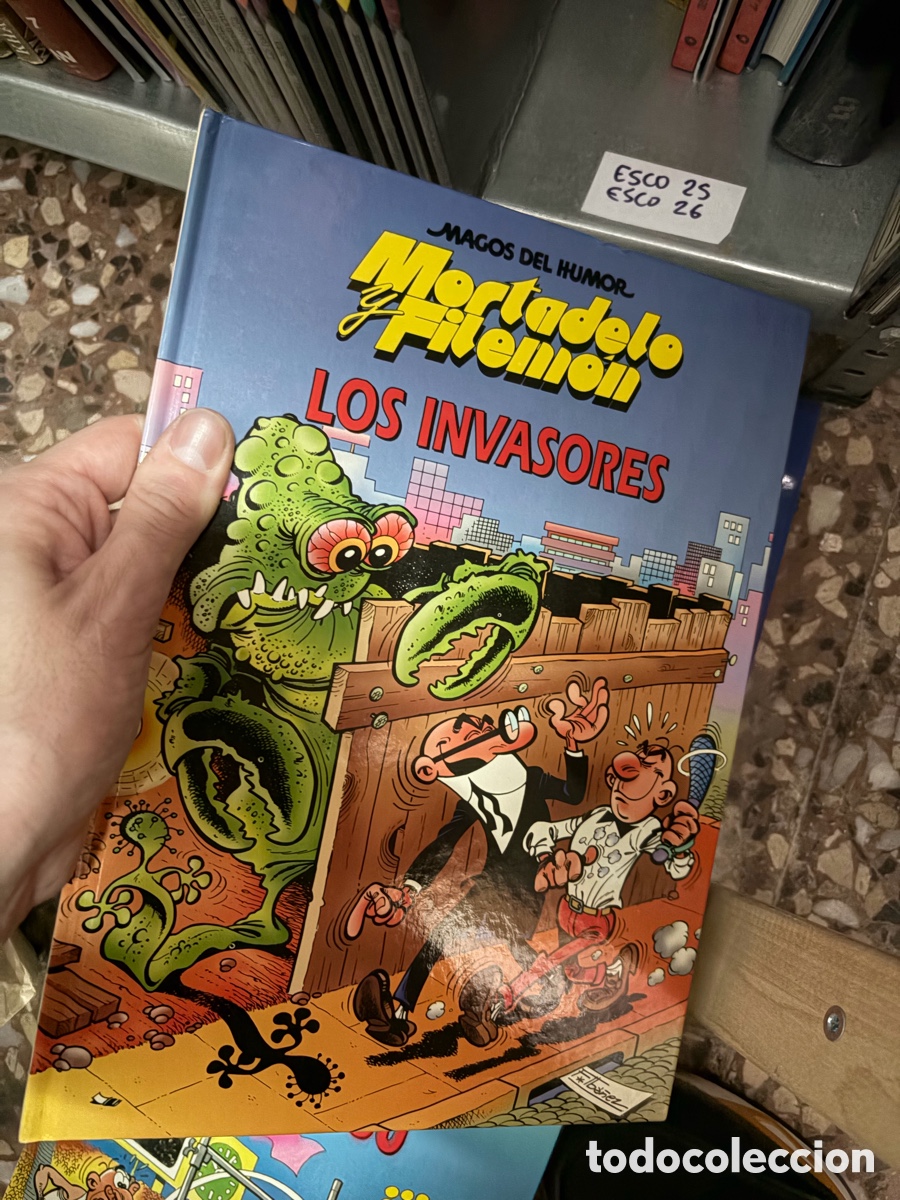 C&oacute;mics: Esco26 MAGOS DEL HUMOR los invasores mortadelo y Filem&oacute;n Francisco Ib&aacute;&ntilde;ez